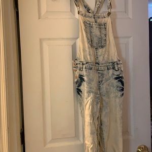 Denim jumper acid washed